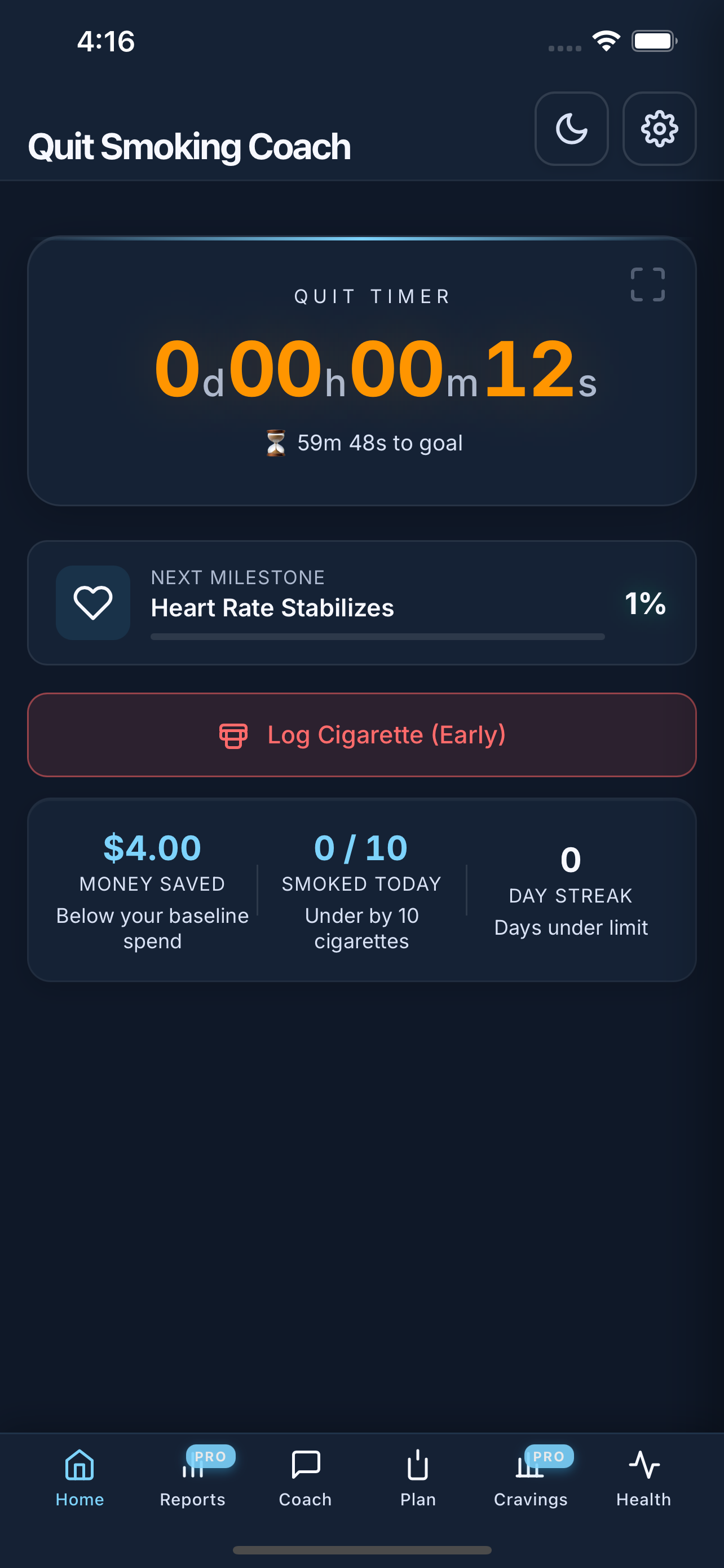 LotriFlow iPhone dashboard